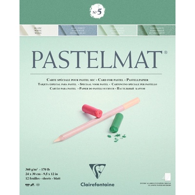 Clairefontaine Pastelmat blok č. 360 g 12 listov x 30 cm lepený5 24