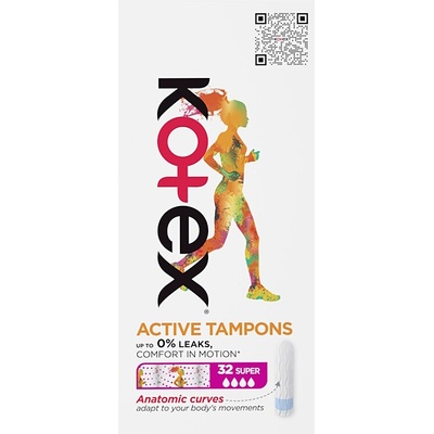 Kotex tampóny Active Super 32 ks