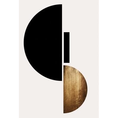 Plagát, Obraz - Kubistika - Shape no.3, 40 × 60 cm