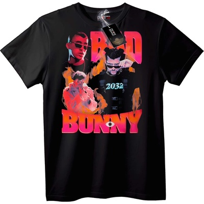 NOONEBRAND Тениска Bad Bunny 2032 - M, White