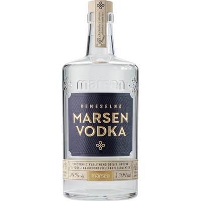 Marsen Vodka 40% 0,7 l (čistá fľaša)