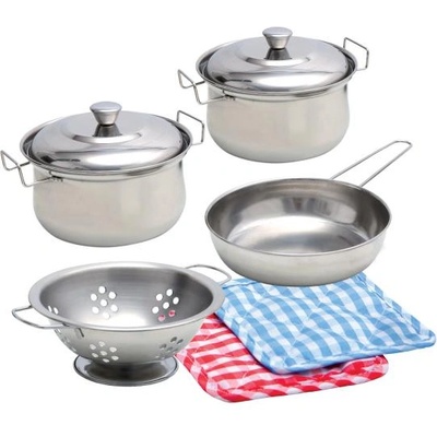 Bino Комплект съдове от неръждаема стомана Bino, 8 бр