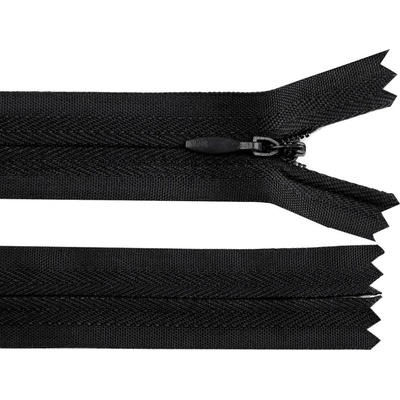 Prima-obchod Spirálový zip skrytý No 3 délka 16 cm autolock, barva Černá