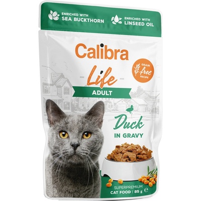 Calibra Cat Life Adult Duck in gravy 85 g
