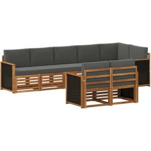 vidaXL Комплект дивани за открито 7 бр (3384493)
