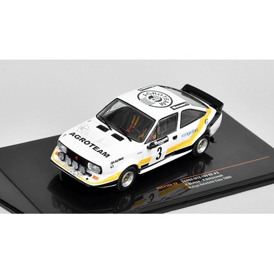 Ixo Škoda MTX 160 RS 3 Rally Valašskaá Zima 1984 Blahna/Schovanek 1:43