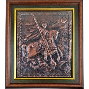 ИКОНА ГОЛЯМА В РАМКА СВЕТИ ГЕОРГИ