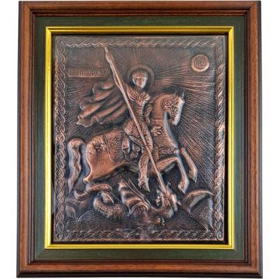 ИКОНА ГОЛЯМА В РАМКА СВЕТИ ГЕОРГИ