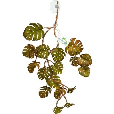 Terrario Umělá závěsná monstera 70 cm