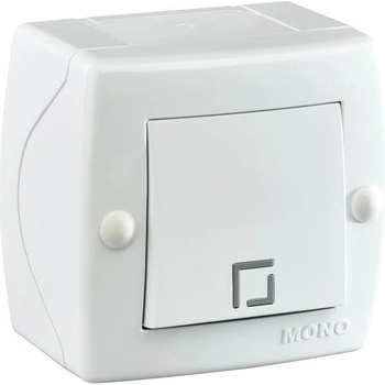 Image 1 of MONO КЛЮЧ СХ1 ОТКРИТ МОНТАЖ mono octans БЯЛ СИВ (mn-104-010101-100)