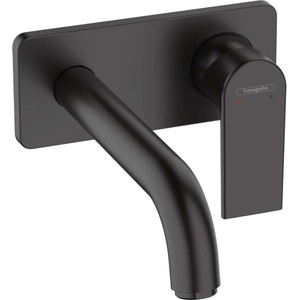 Hansgrohe Vernis Shape - Смесител за мивка за вграждане, EcoSmart, черен мат 71578670 (71578670)