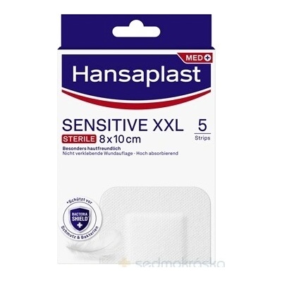 Hansaplast Med Sensitive Xxl náplasť 8x10 cm 1x5 ks