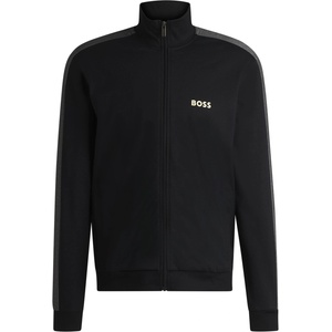 HUGO BOSS Яке Boss Mens BW Tracksuit FZ Funnel Neck Jacket - Black/Gold 001