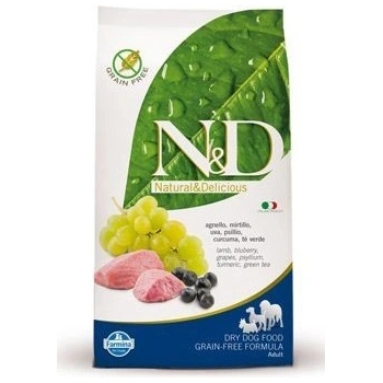 N&D Grain Free Dog Adult Mini Lamb & Blueberry 2,5 kg
