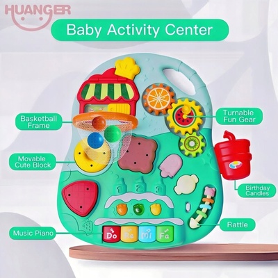 Bavytoy Chodítko stolek tyrkysové