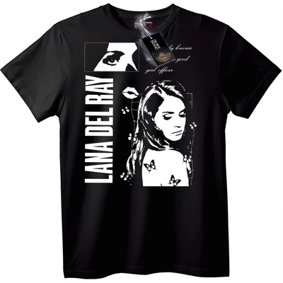 NOONEBRAND Тениска Lana Del Rey Музика - 2XL, White