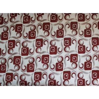 Dekorační/potahová gobelínová látka Tafta - bordo -1028