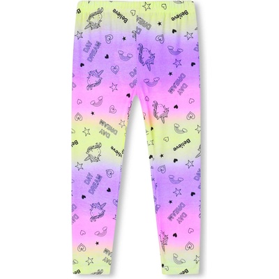 Kugo Dievčenské legíny KK9957 fialková batika