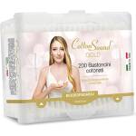 Cotton Sound Клечки за уши Cotton Sound - Gold, 200 броя (1666815)