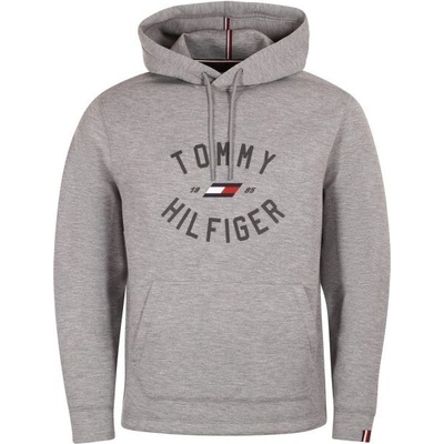 Tommy Hilfiger VARSITY GRAPHIC HOODY mikina šedá