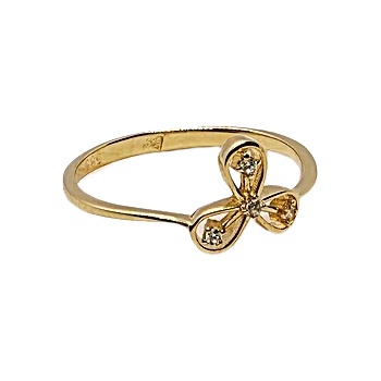 VipGold Златен дамски пръстен 1.37 гр (pr030)