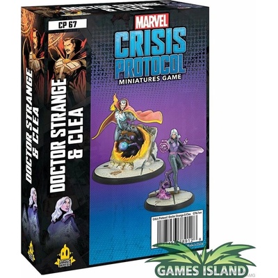 Atomic Mass Games Marvel Crisis Protocol: Doctor Strange & Clea Character Pack