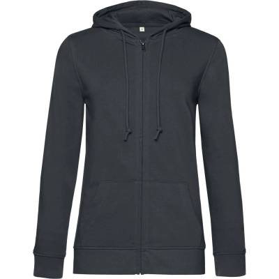 B&C Collection B&C INSPIRE ZIPPED HOOD WOMEN / Дамски суичър с качулка - антрацит S (01W36Ba9701)