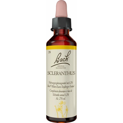 Bachovy originální květové esence Chmerek roční Scleranthus 20 ml