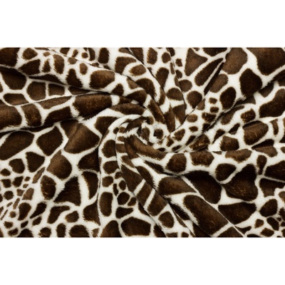 Coral fleece Soft - Zvířecí vzor žirafa