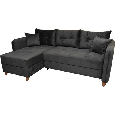 Ъглова гарнитура Brooklyn тъмно сива