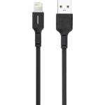 DeTech Кабел за данни DeTech DE-C37i, Lightning, 1.0m, Black - 40195 (de-40195)