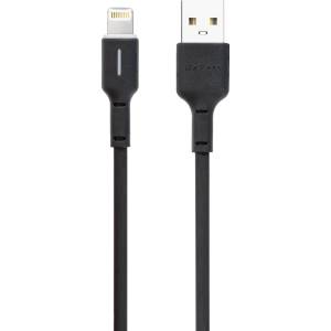 DeTech Кабел за данни DeTech DE-C37i, Lightning, 1.0m, Black - 40195 (de-40195)