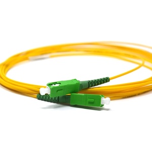 SeaMAX Оптична корда SeaMAX, 2m, SC-SC APC, SM G652D, simplex, 2.0mm, LSZH (SM-PC-SC/APC-SC/APC-2-S) - BestPC
