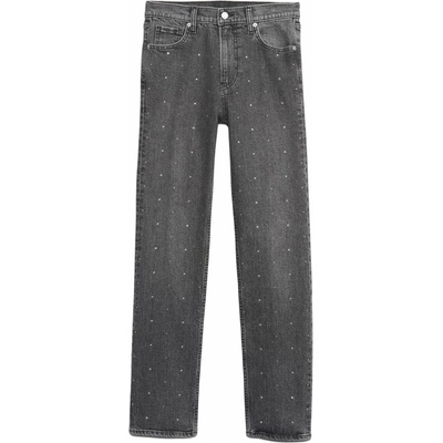 Gap V-HR STRAIGHT tmavo sivá