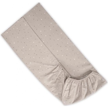 Lorelli Чаршаф с ластик Lorelli - Небе, 60 x 120 + 15 cm, бежов (20051312604)