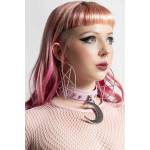 KILLSTAR обеци KILLSTAR - Pentagram Hoop - Pastel Pink - KSRA004235