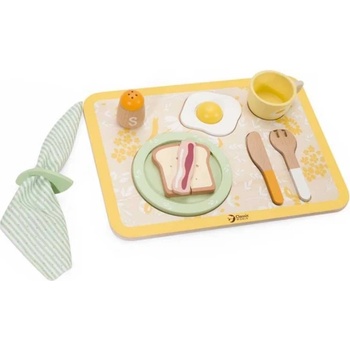 Image 1 of Classic World Дървен комплект Classic World - Ретро поднос с аксесоари (CW50575)