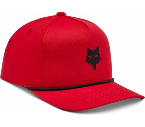 Fox Head Rope Hat Flame Red