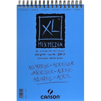 Canson XL Mix Media skicák A4 300g 30 listů