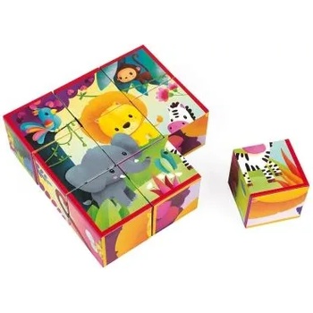 Image 1 of Janod - Детски кубчета - Джунгла (J02732)