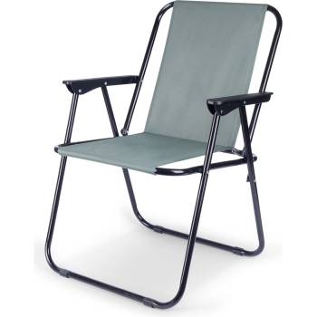 Vilde Сгъваем стол за къмпинг, градина, плаж 54x45x73см, Vilde, сив (489178)