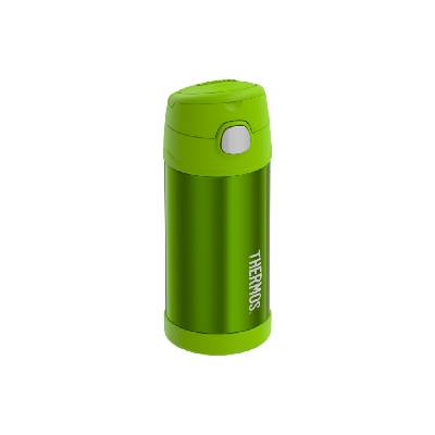 Dětská termoska Thermos FUNtainer metalická 355ml limetková