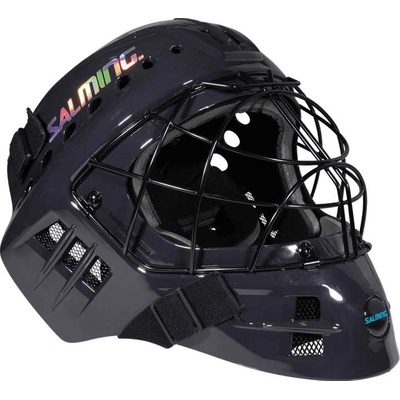 Salming Phoenix Elite Helmet Black Shiny čierna