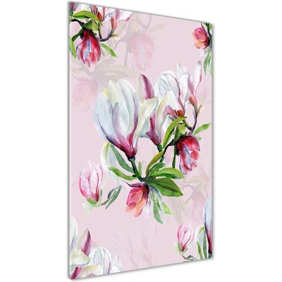 Vertikálny foto obraz fotografie na skle Magnolie 50x100 cm