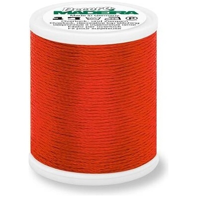 Dekorativní nit Madeira Decora č.6 (100 m) barva 1437 fire red