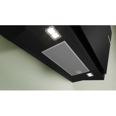 Bosch Аспиратор, Bosch DWK81AN60, SER6, Wall hood 80 cm, A+, EcoSilence Drive, TouchSelect, transparent glass, black print, max 432 m3/h, 51 dB, HC (dwk81an60)
