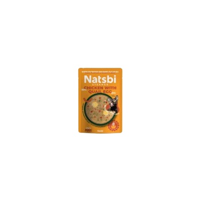 NATSBI CAT Steamed CHICKEN&QUAIL EGGS 16 x 80 g