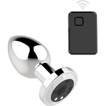 Kiotos Stainless Steel Butplug with Remote
