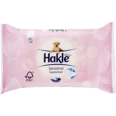 Hakle vlhčené toaletné utierky Sensitiv 42 ks