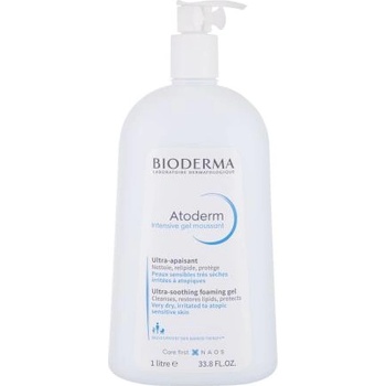 BIODERMA Atoderm Intensive Ultra-Soothing Foaming Gel подхранващ душ гел за много чувствителна и атопична кожа 1000 ml унисекс